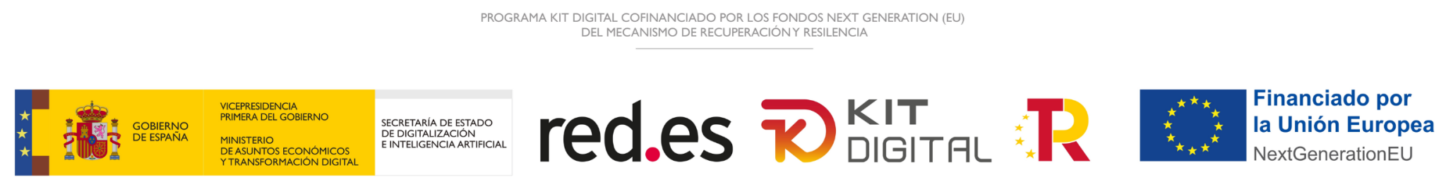 Agent Digitalitzador Adherit — Programa Kit Digital, finançat pel Pla de Recuperació, Transformació i Resiliència, Next Generation EU, gestionat per Red.es